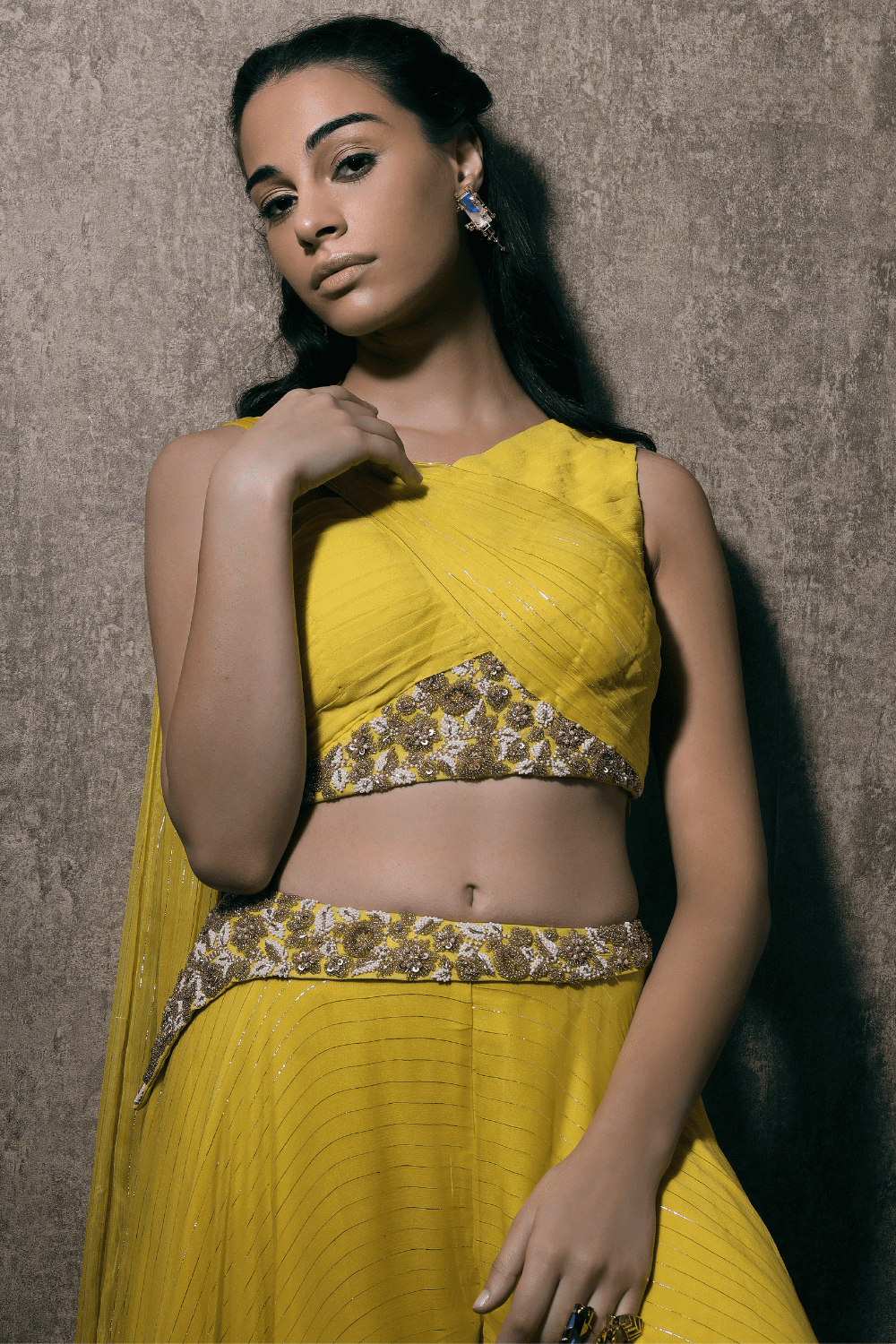 Huma Yellow Pant Set