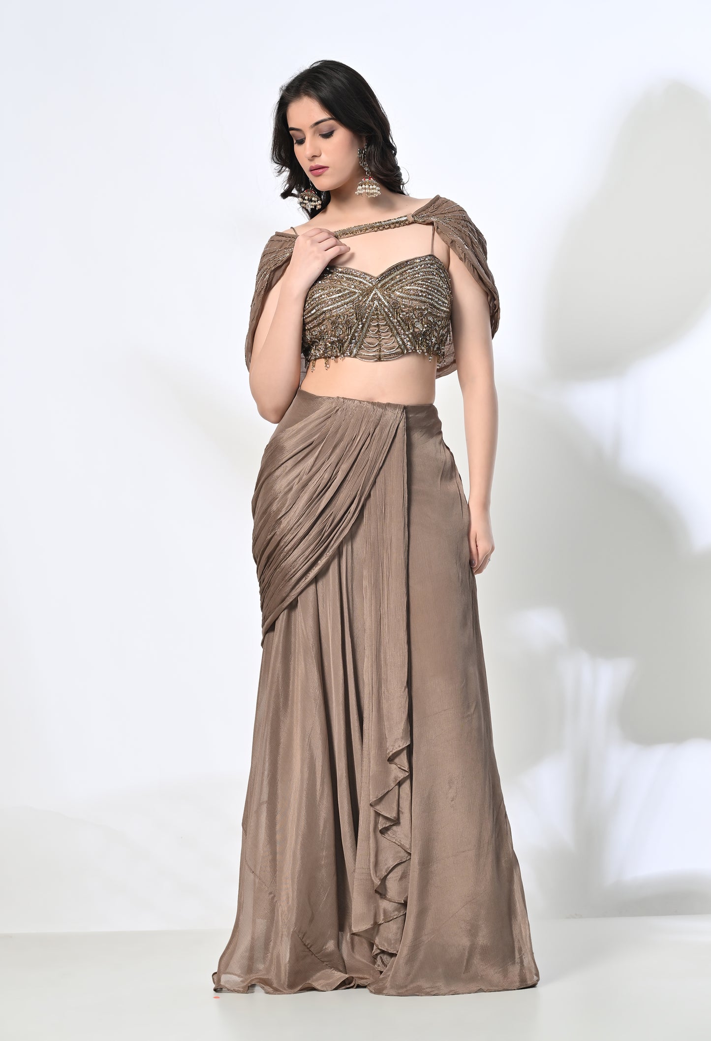 AMIRAH DRAPE SAREE