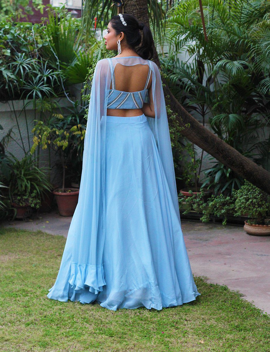 Alisha Blue Lehenga