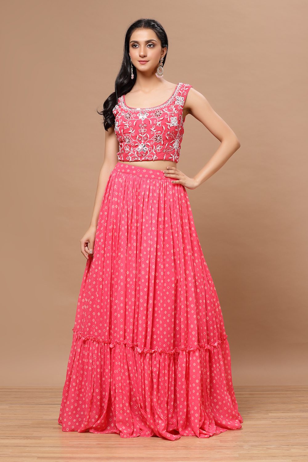 Aana Lehenga with Cape
