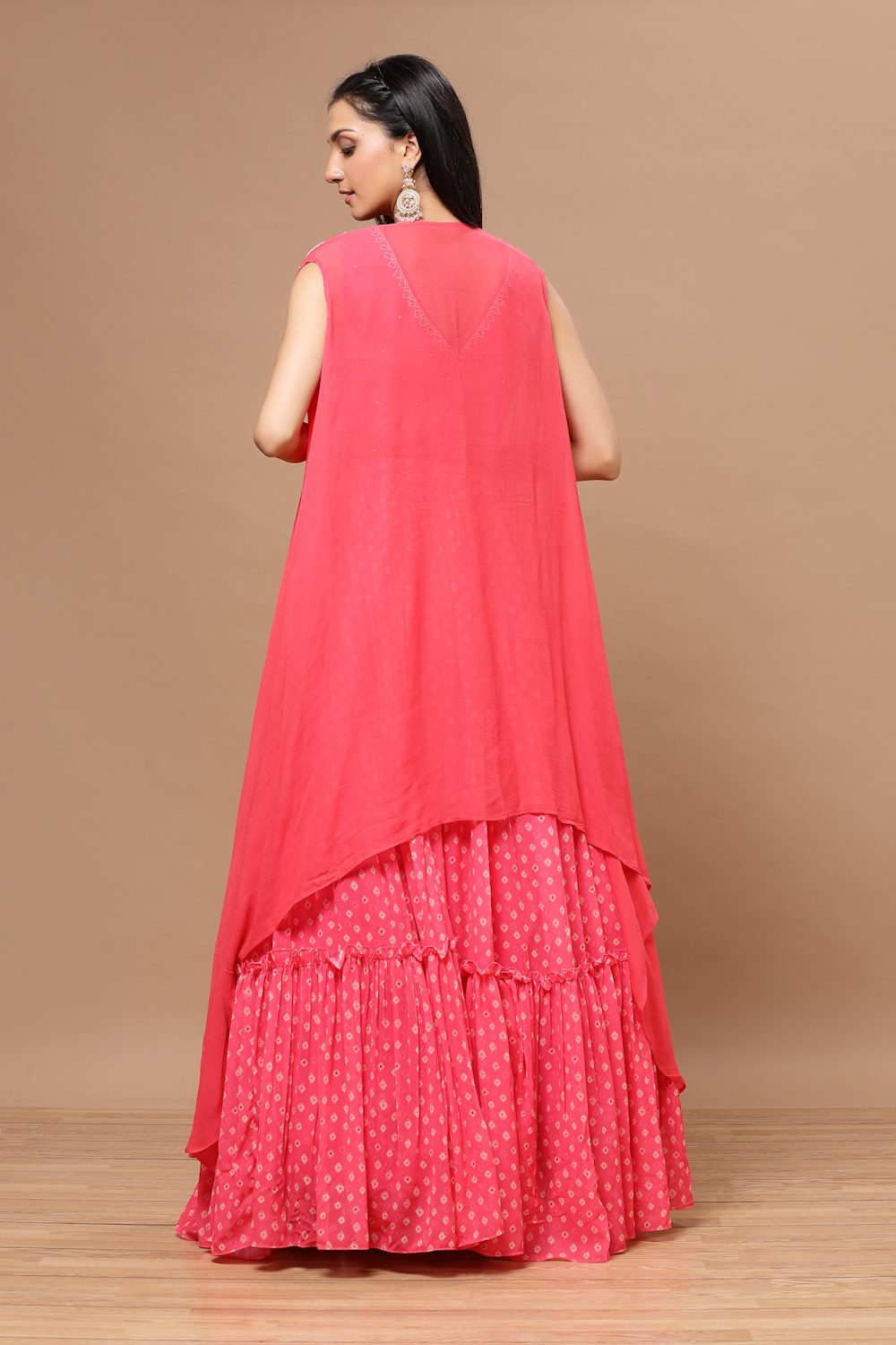 Aana Lehenga with Cape