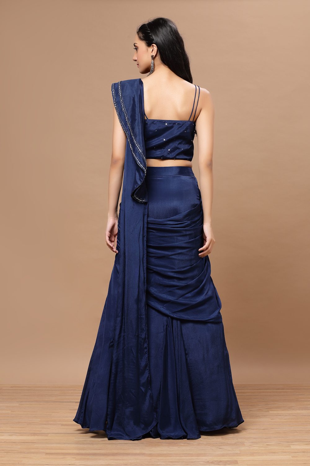 Nasrin Blue Lehenga set