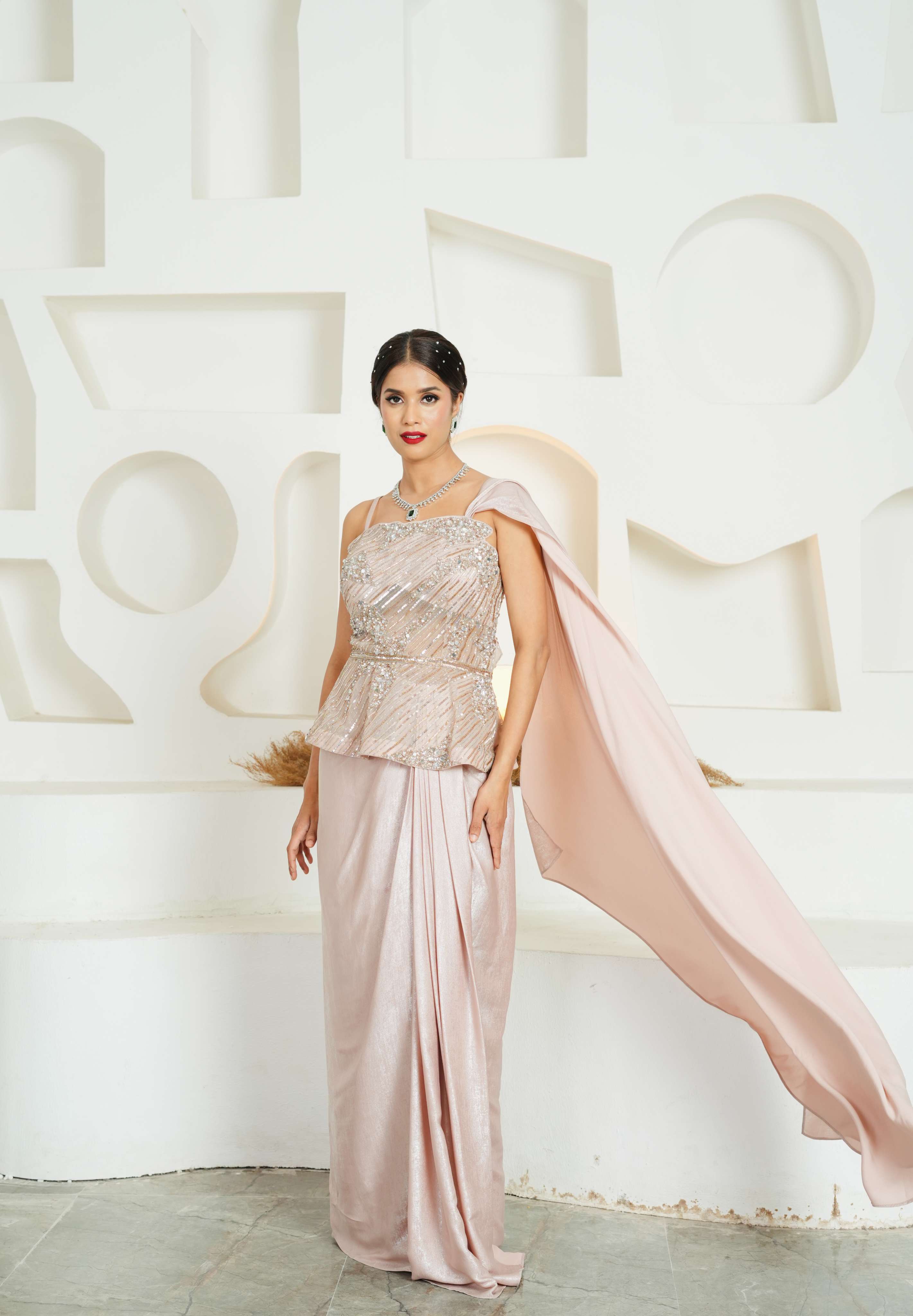 Zeenat Peplum Drape