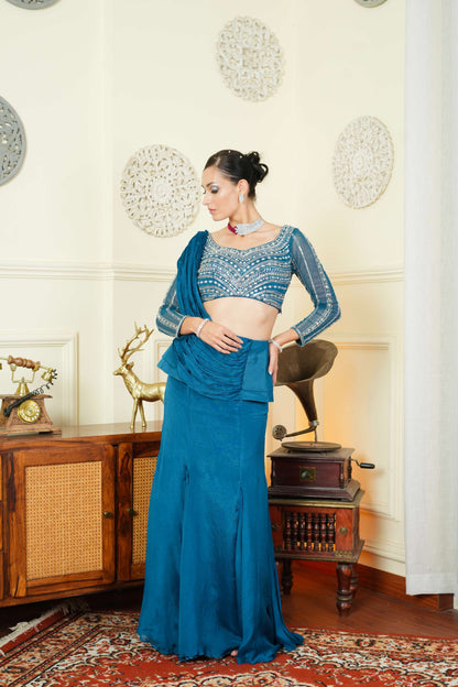 Lana Lehenga Saree