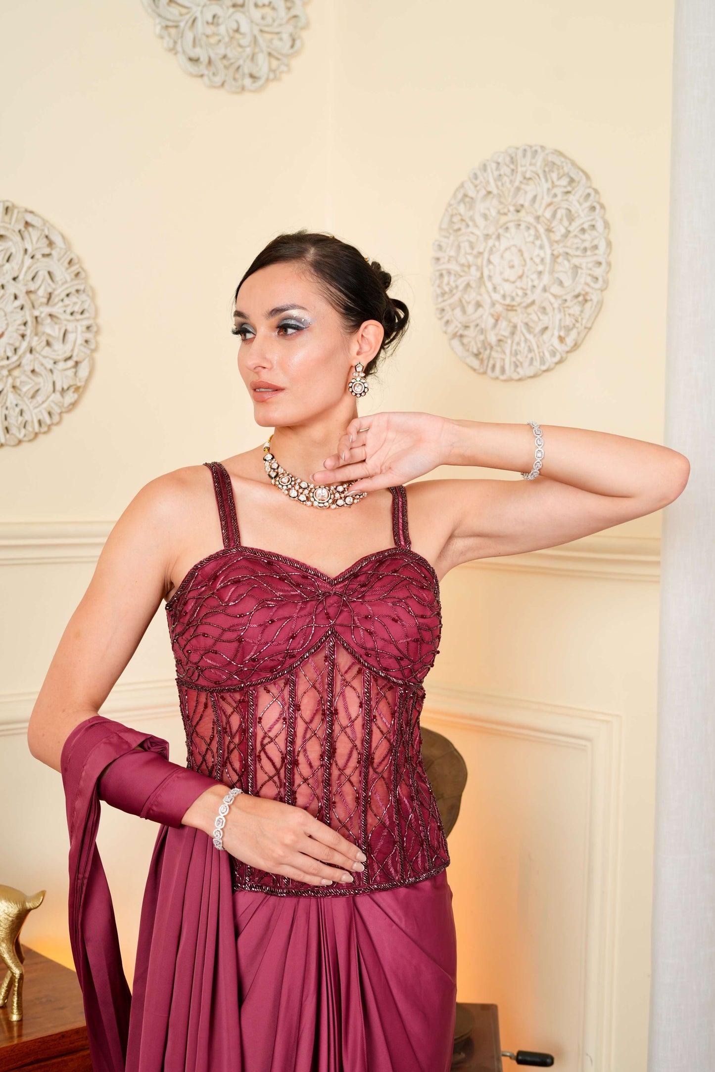 Toma Corset Saree