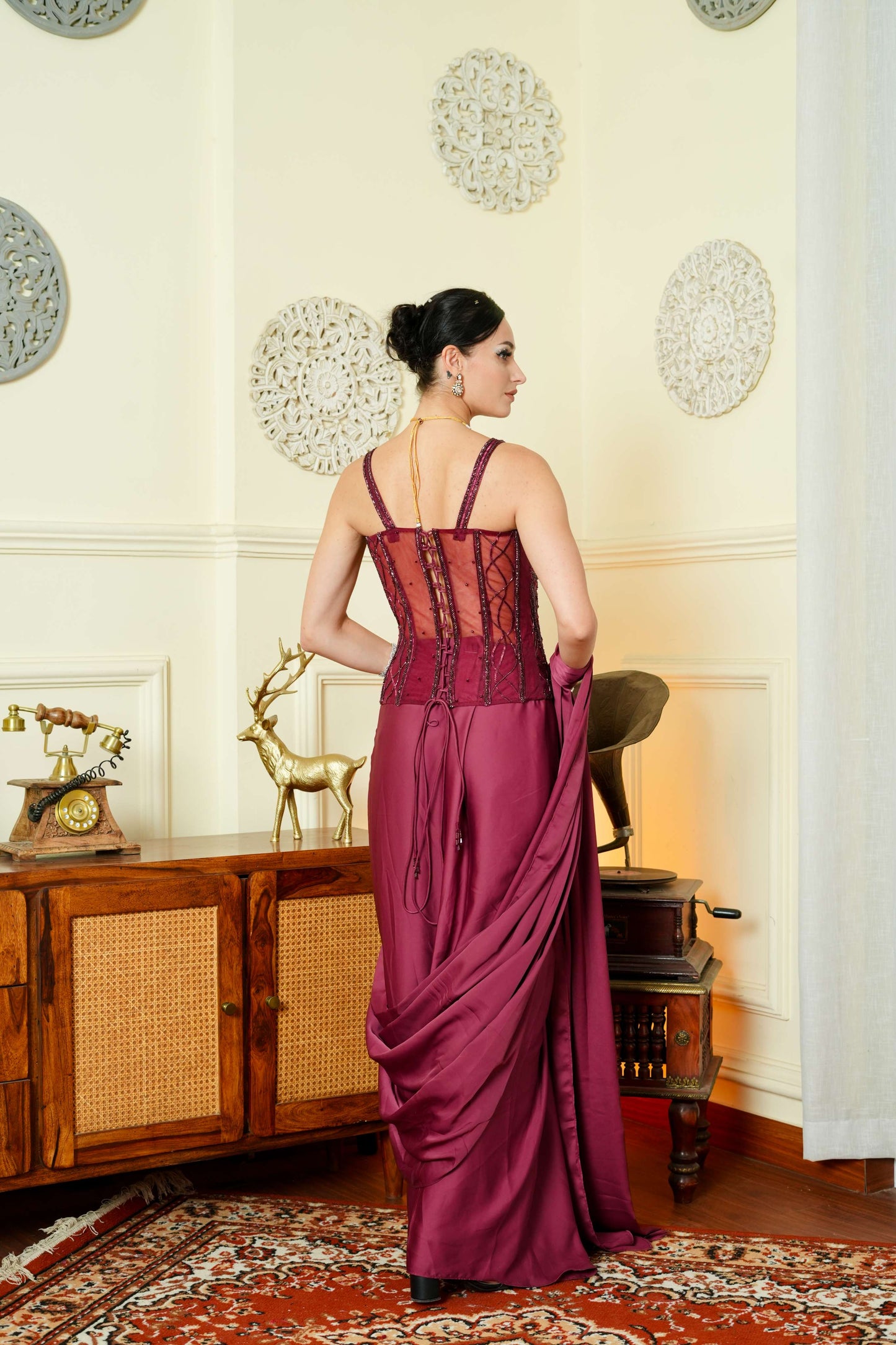 Toma Corset Saree