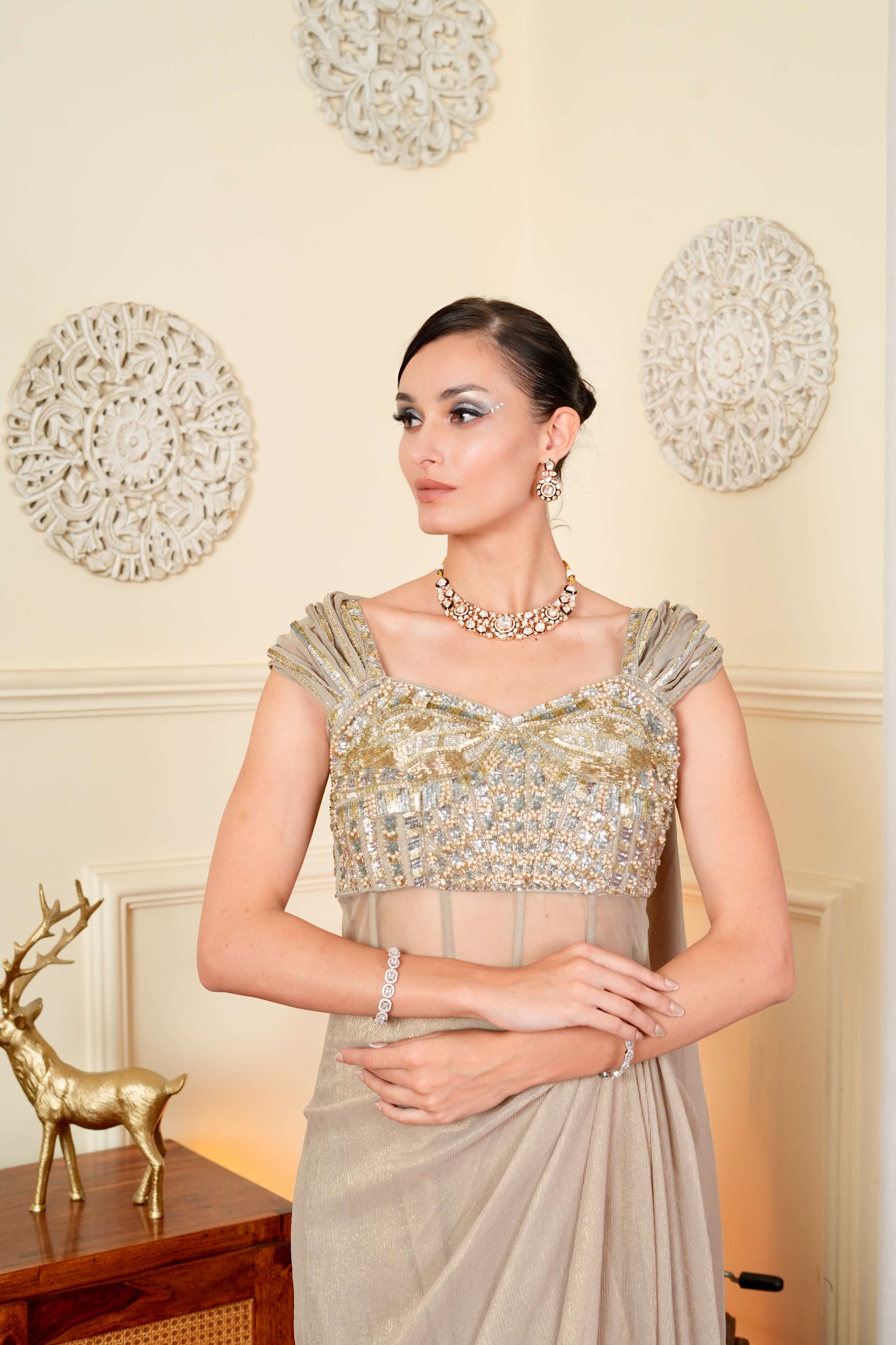 Gina Drape Gown