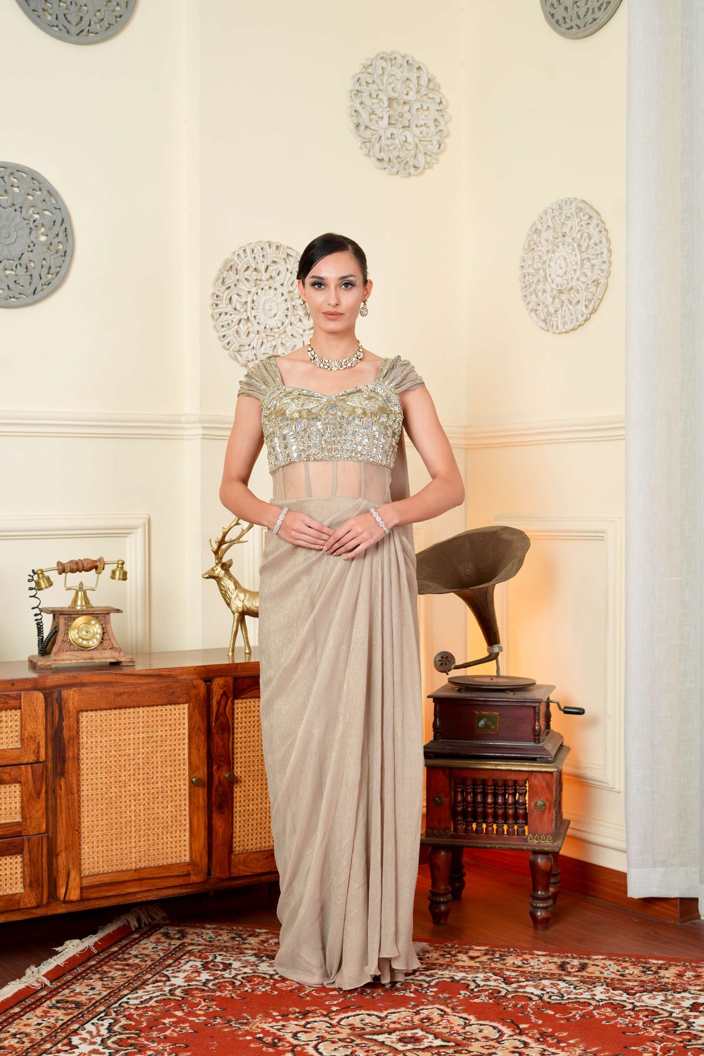 Gina Drape Gown