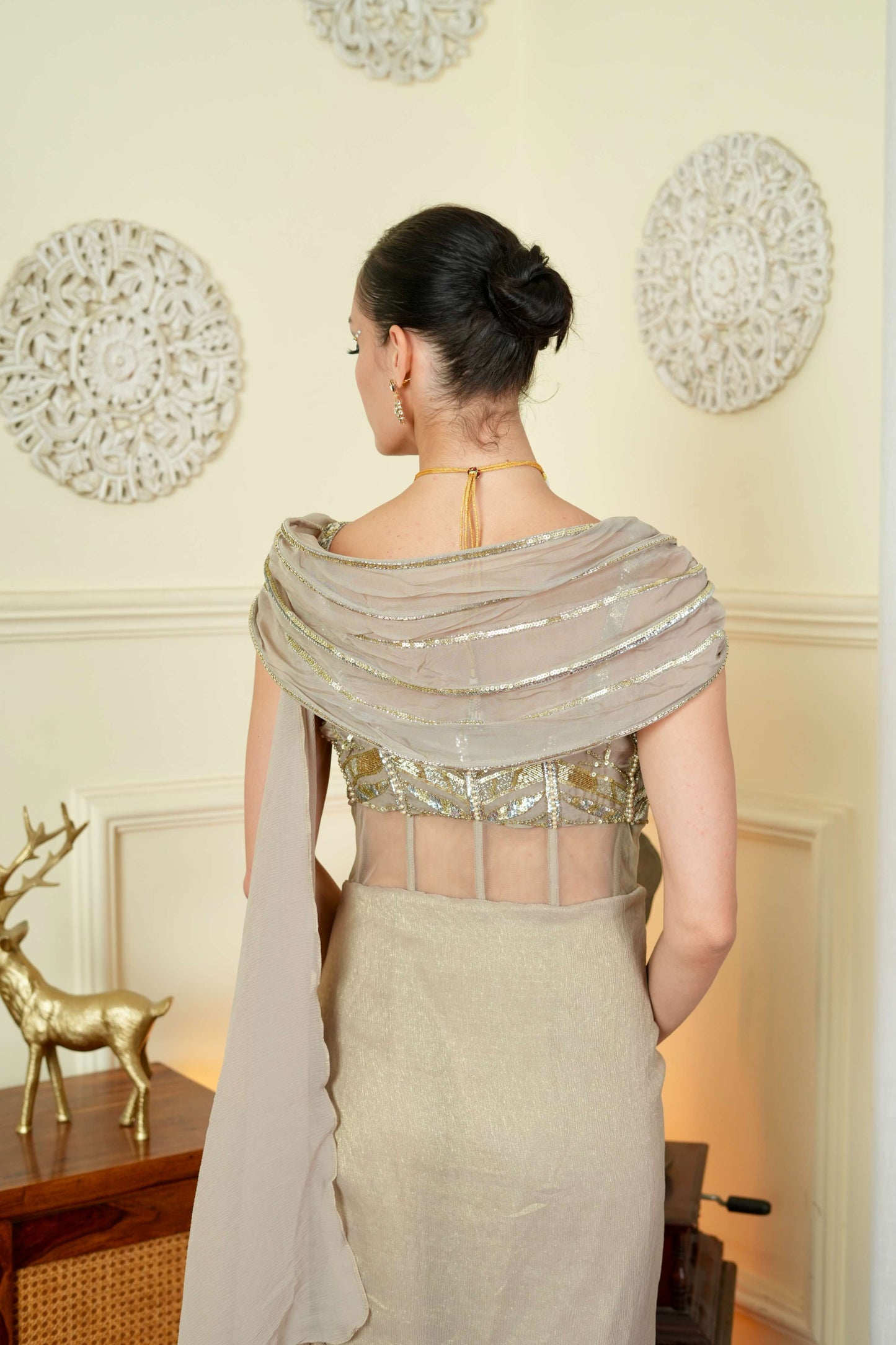 Gina Drape Gown