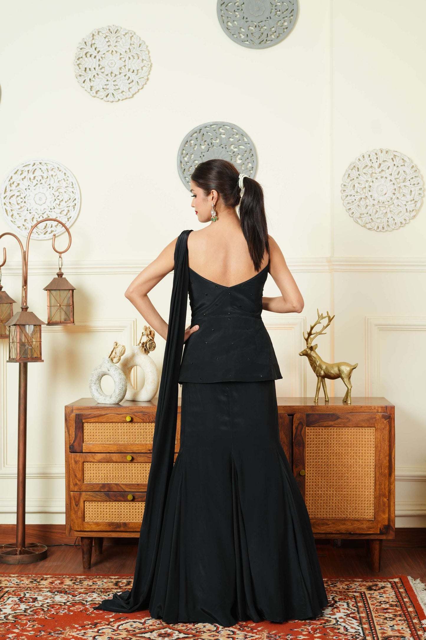 Mehram Saree Lehenga
