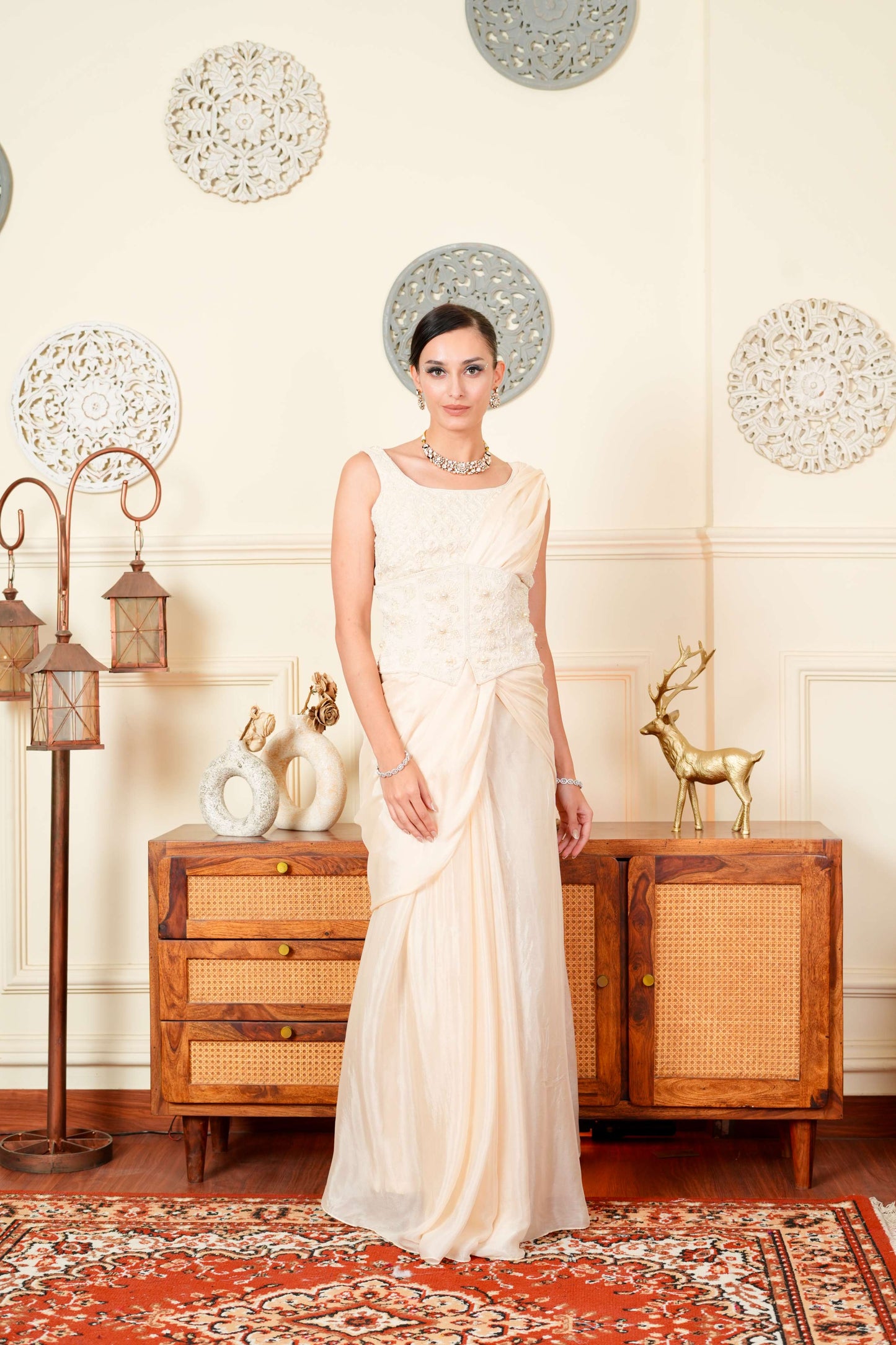 Heer Corset Belt Saree