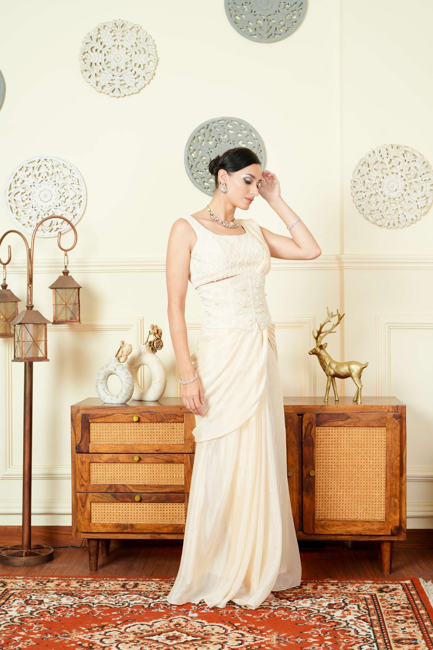 Heer Corset Belt Saree