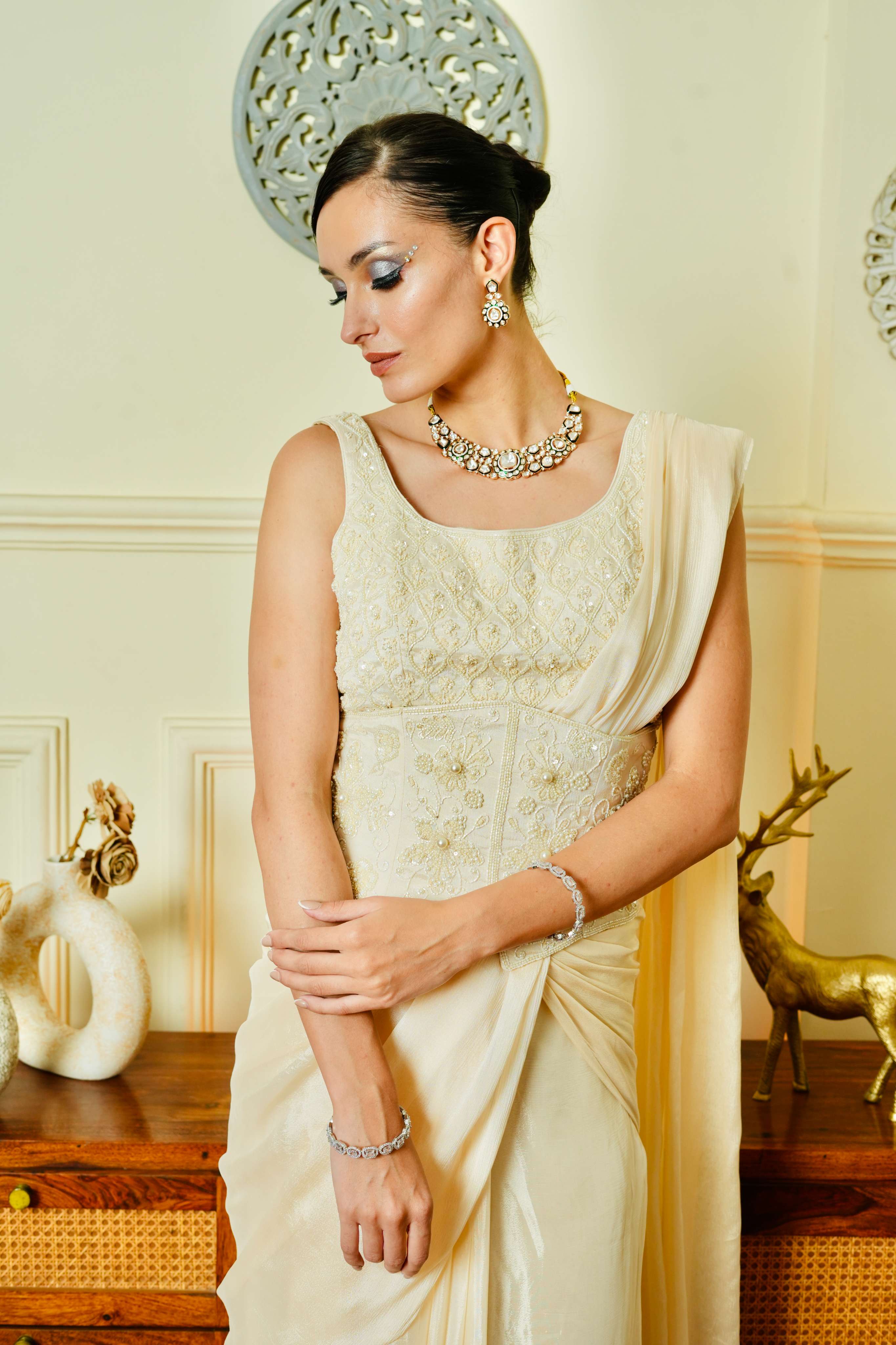 Heer Corset Belt Saree