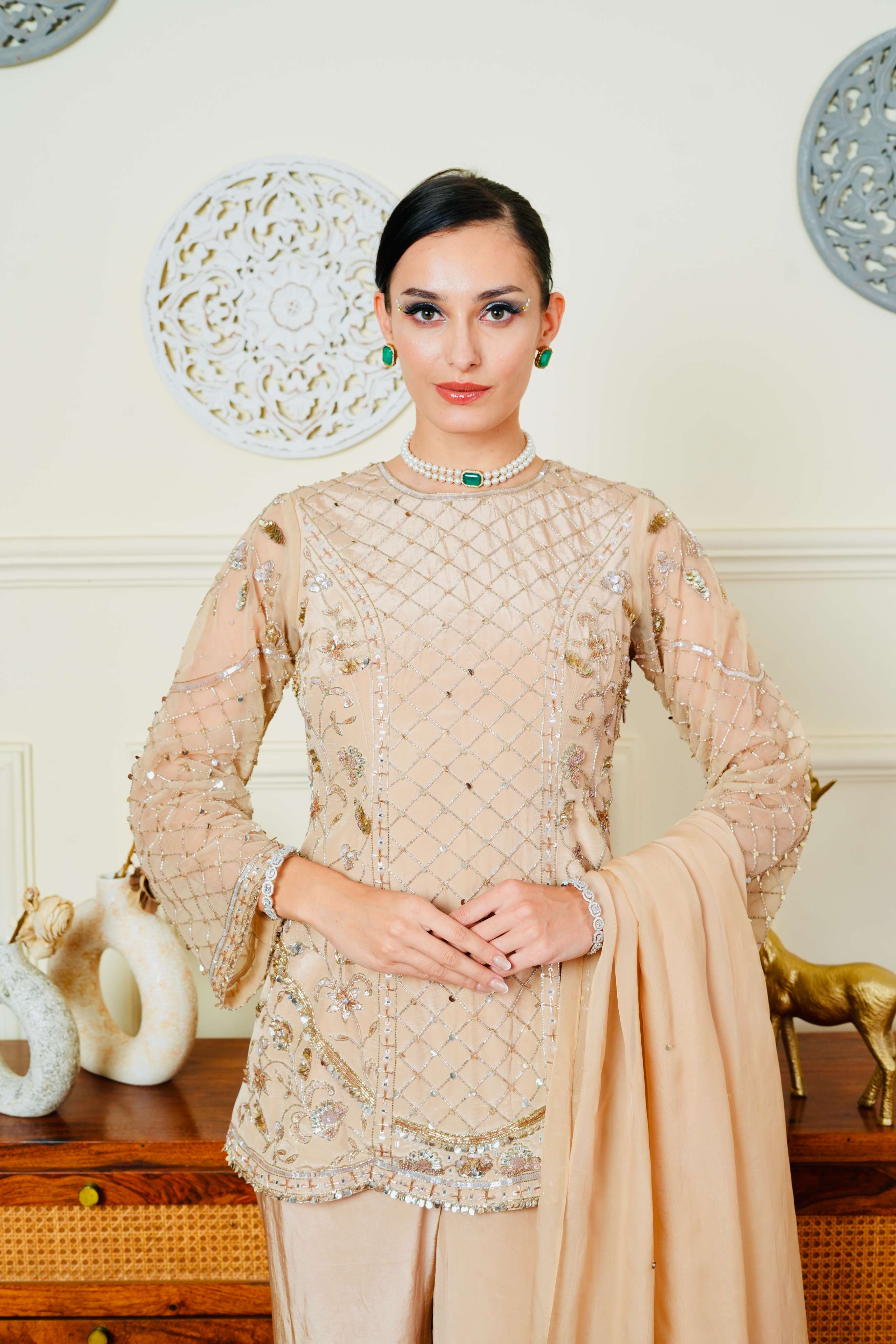 Aza Sharara Suit