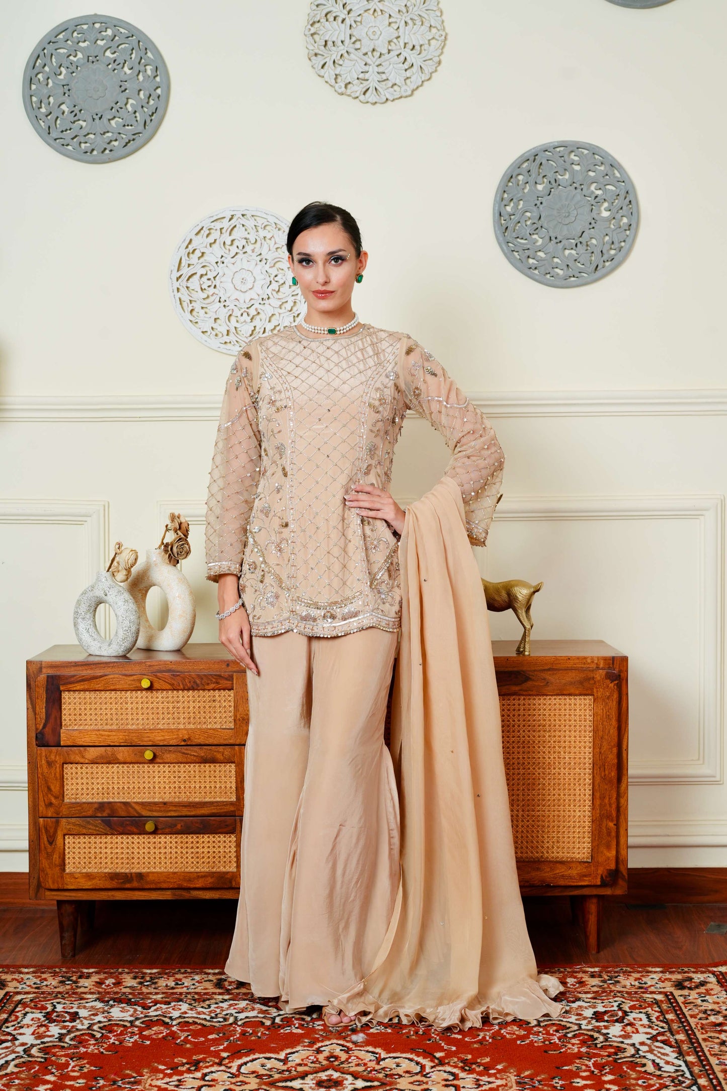 Aza Sharara Suit