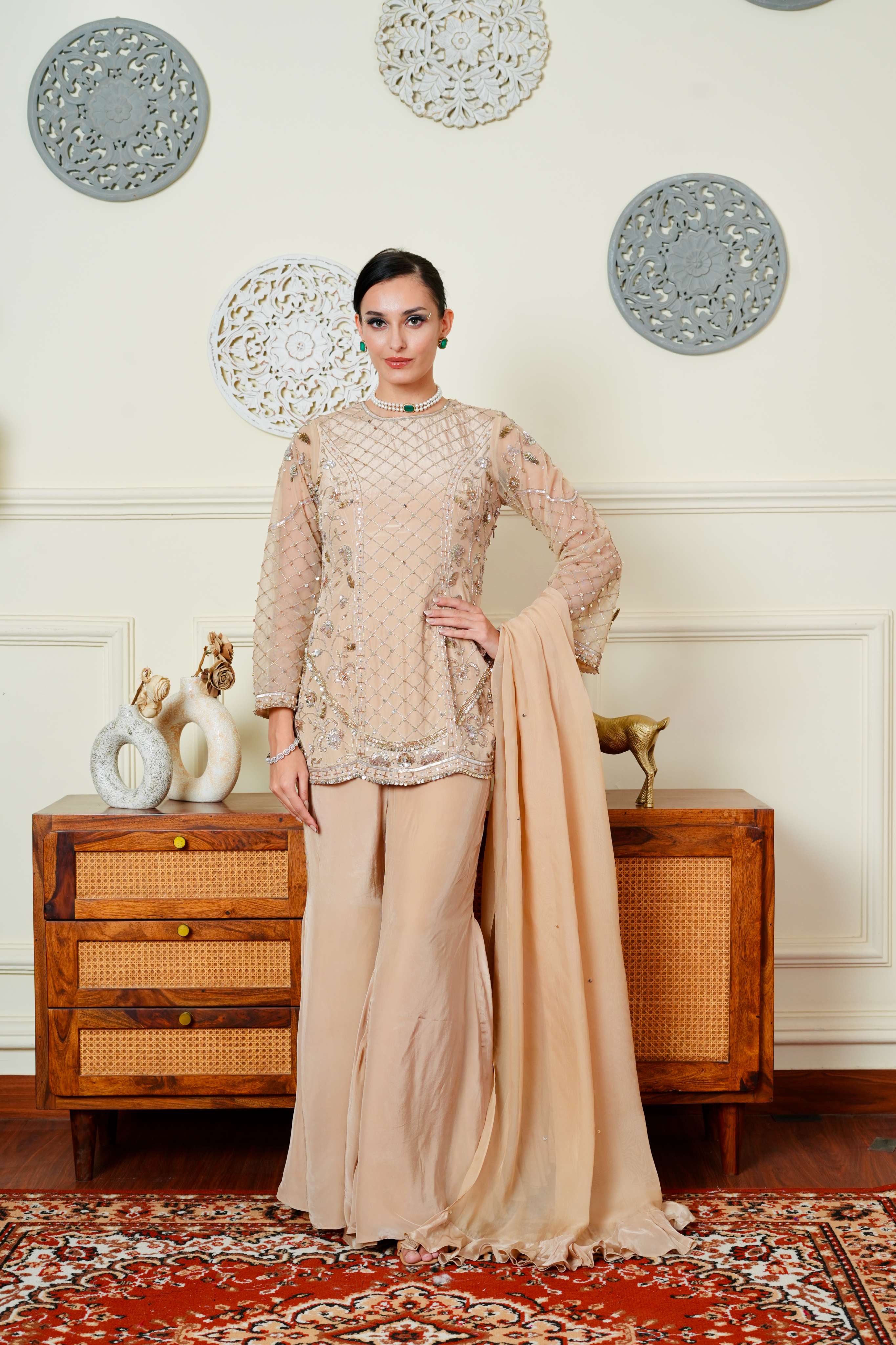 Aza Sharara Suit