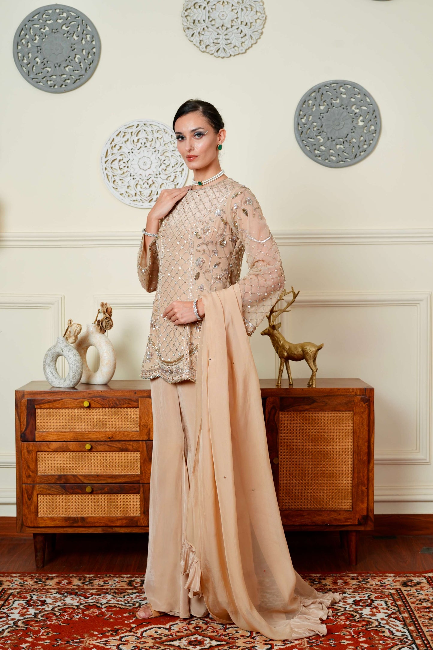 Aza Sharara Suit