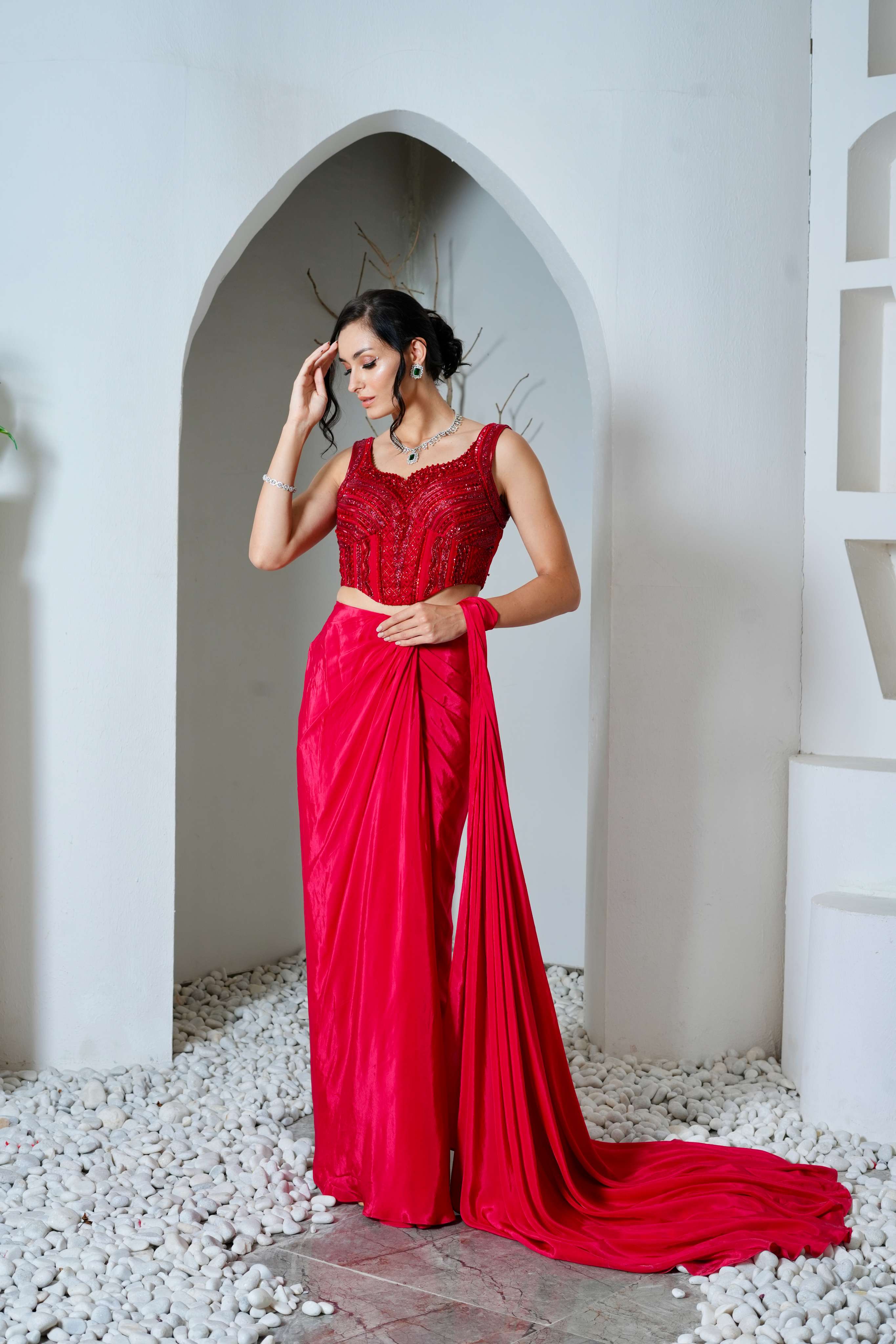 Selena Drape Saree