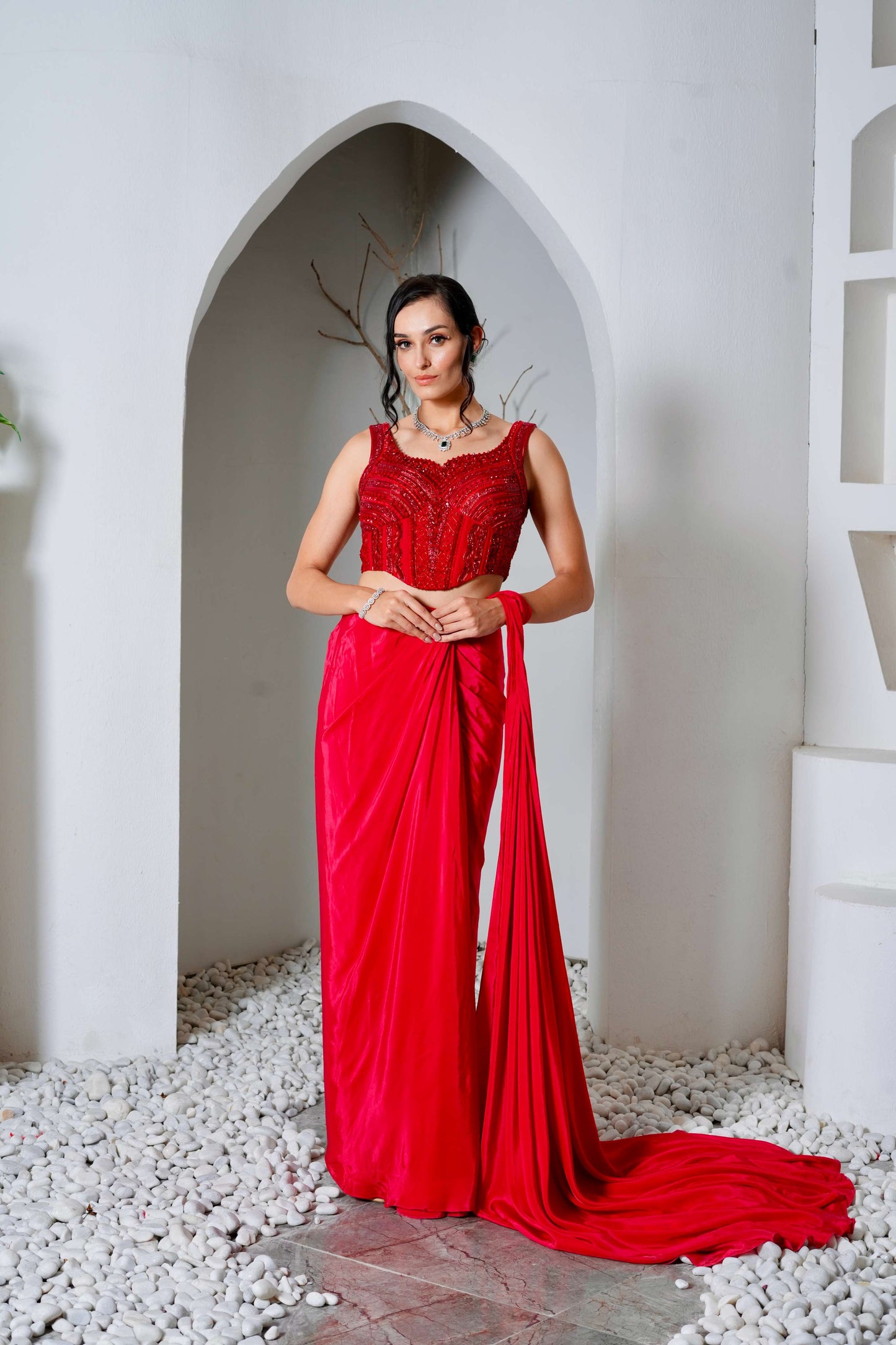 Selena Drape Saree