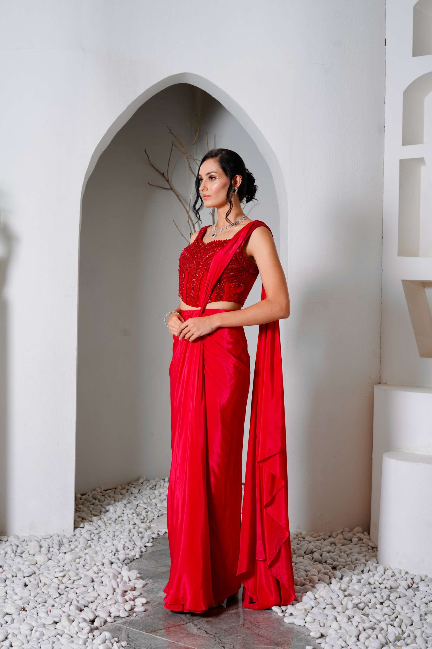 Selena Drape Saree