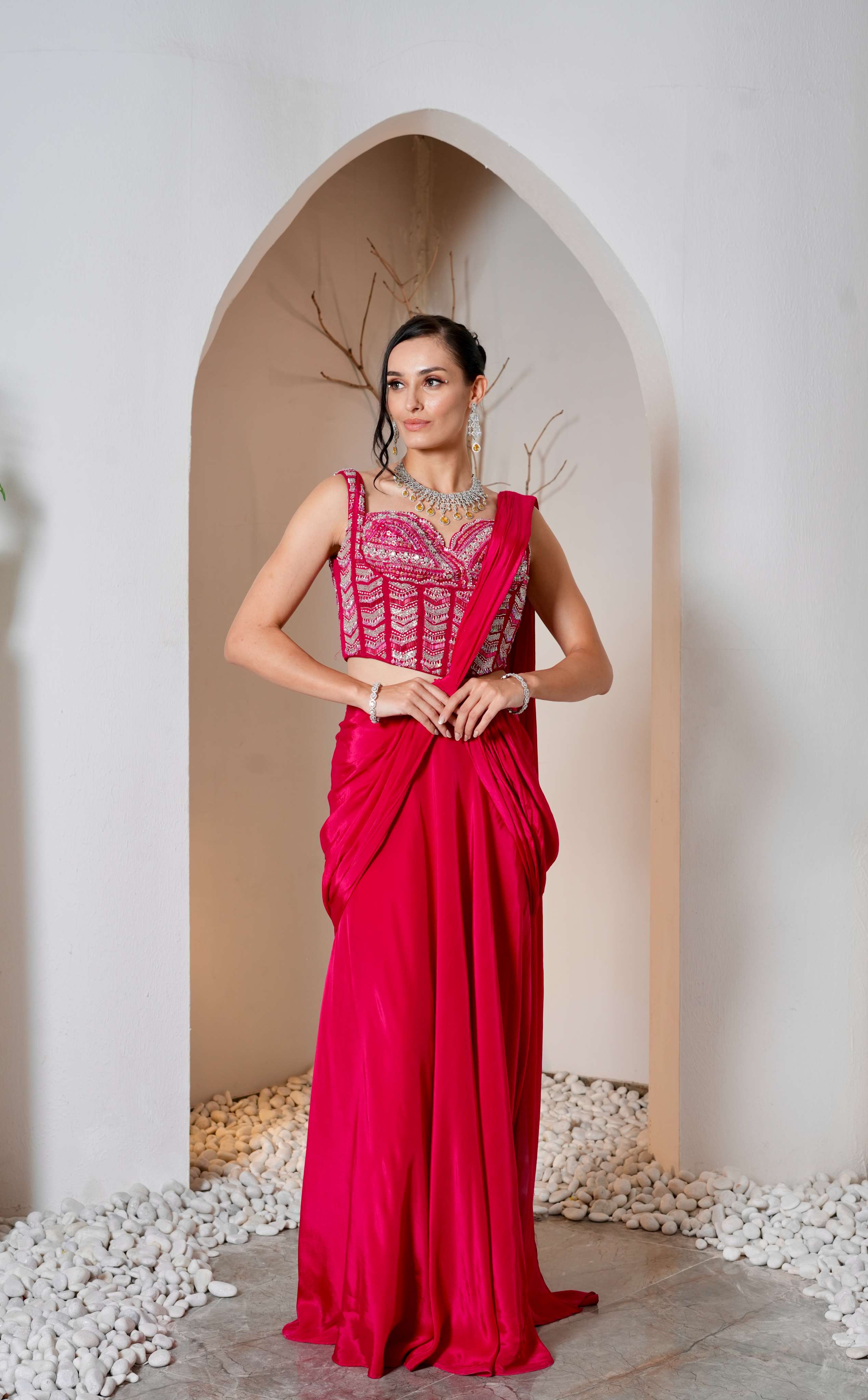 Viena Corset Saree