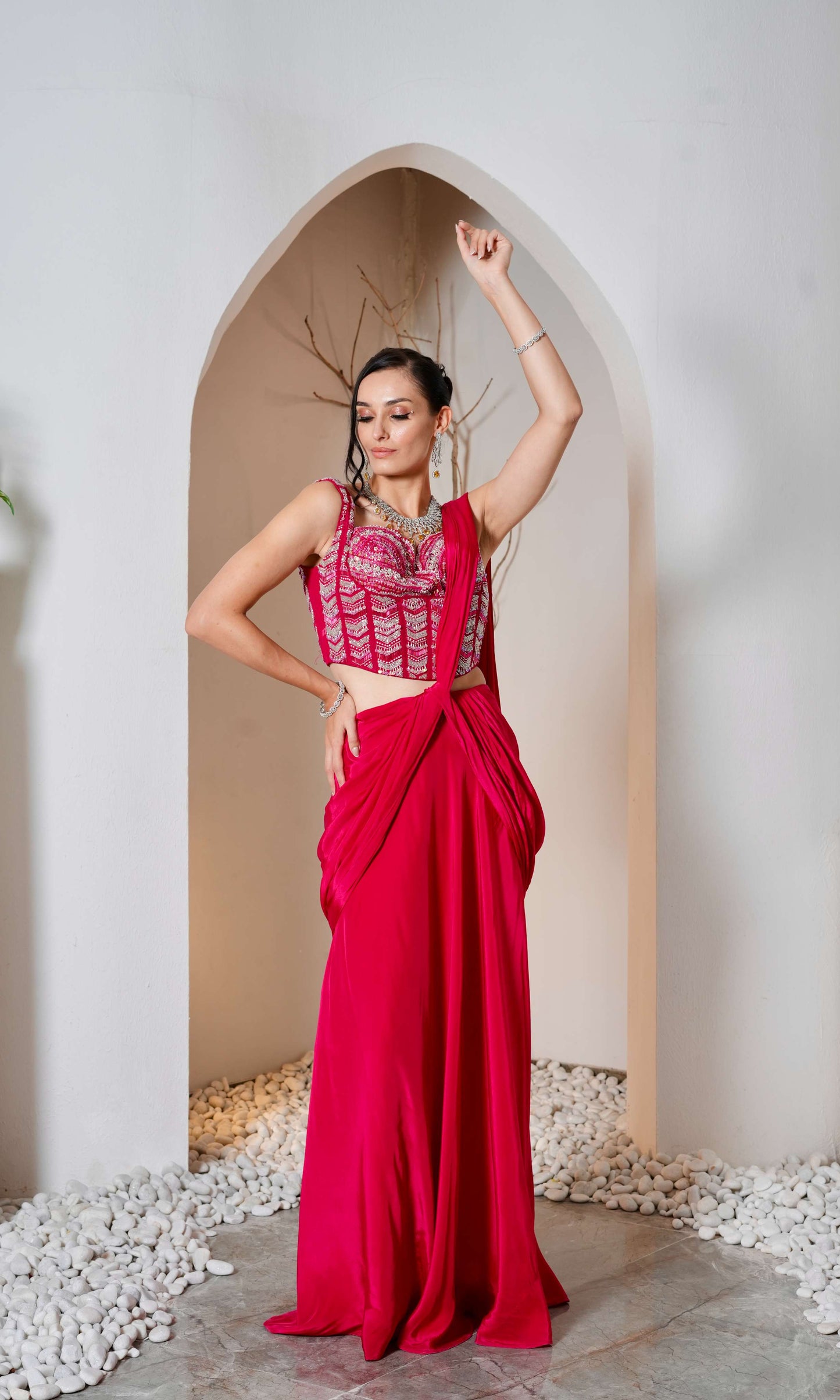 Viena Corset Saree