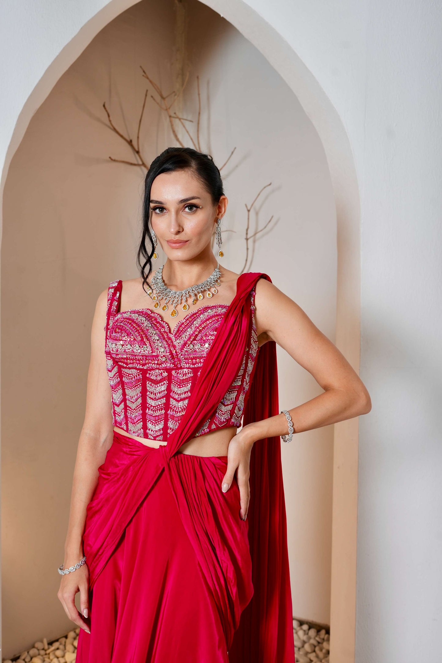 Viena Corset Saree