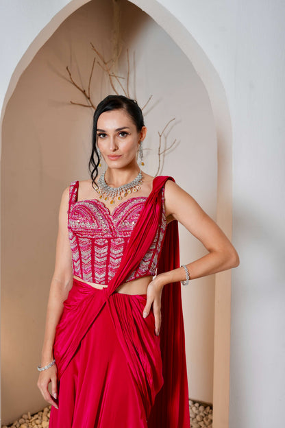 Viena Corset Saree