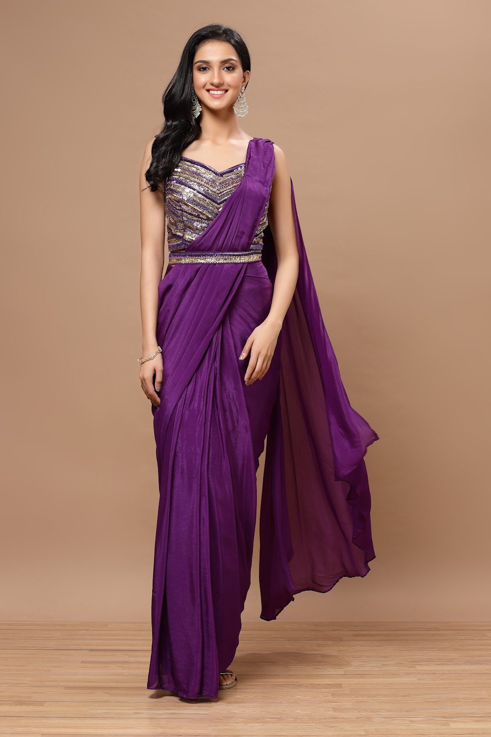 Leila Violet Saree