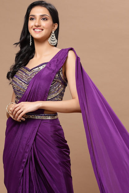 Leila Violet Saree